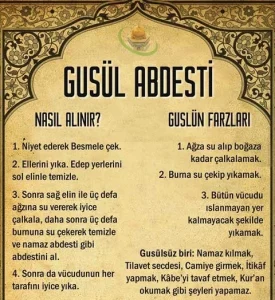 Gusul Abdesti Nasil Alinir